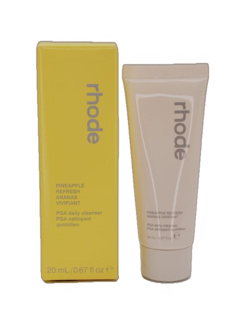 rhode Pineapple Refresh PGA Daily Cleanser 20mL NEW Mini